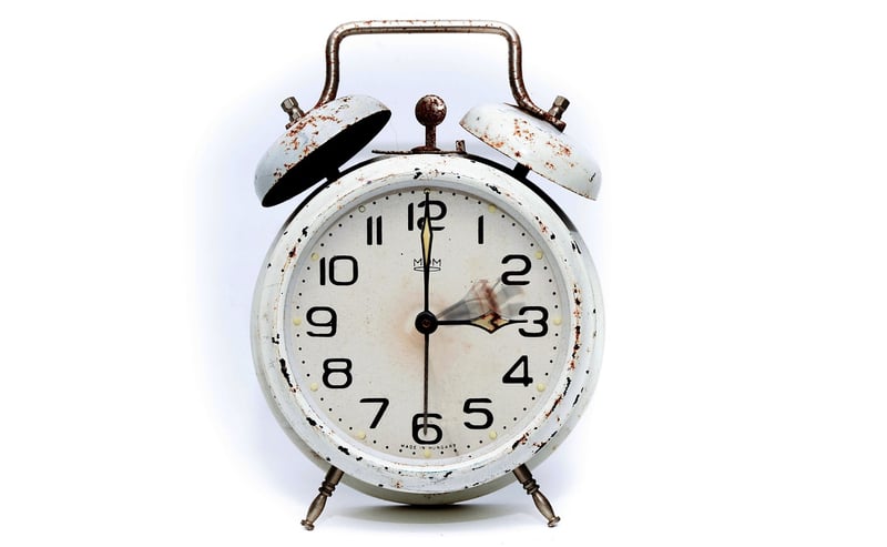 Clock showing the concept of time manipulation